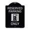 Signmission Ev W/ Electric Vehicle Charging Station Graphic Heavy-Gauge Aluminum Sign, 24" x 18", BS-1824-24089 A-DES-BS-1824-24089 - alternate 1